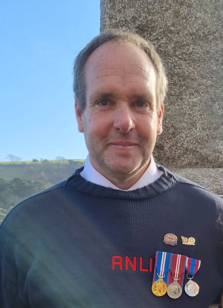 Salcombe Citizen of the Year Chris Turns