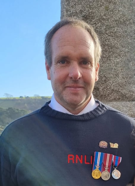 Salcombe Citizen of the Year Chris Turns