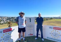 Dartmouth Golf Club duo soaking up the Spanish sun