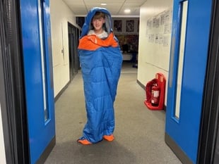 Dartmouth Academy's Year 10 pupils host school sleepover