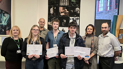 Photography students  work is selected for Community Diagnostic Centre