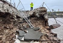 Storm Bram devastates Plymouth's West Hoe Pier