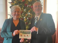 Caroline Voaden selects winner of her Christmas Card competition
