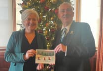 Caroline Voaden selects winner of her Christmas Card competition