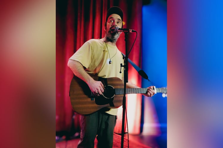 Beans on Toast performing at Totnes Barrel House.