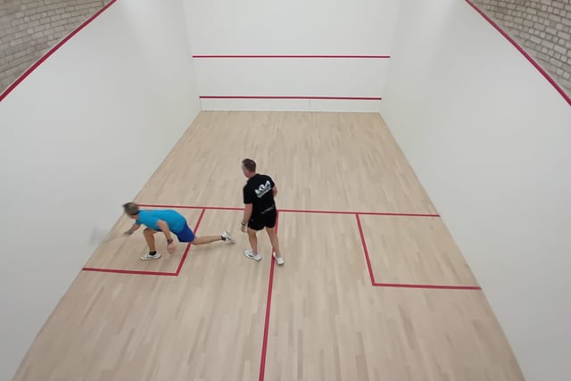 Squash courts as good as new