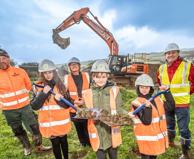 KCC pupils break ground on new housing development