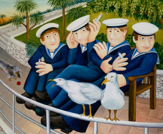 Beryl Cook's life-size sculptures bring joy to Plymouth streets