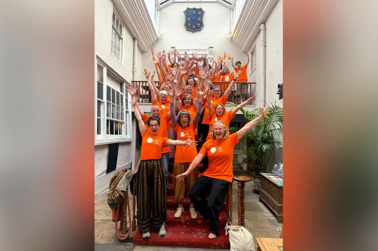 Totnes Fringe Festival volunteers 2025.