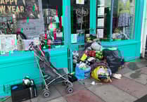 Devon fly tipping crisis at charity shops
