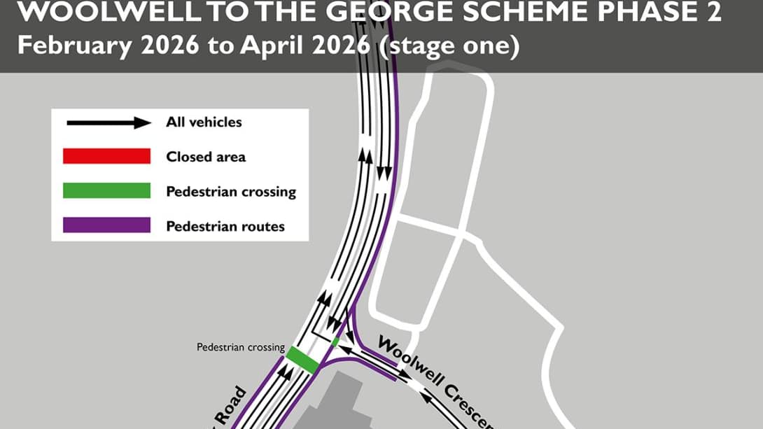 £16m transport scheme progresses between Woolwell and The George ...