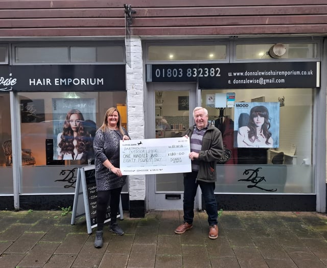 Hair stylist raises cash for Dartmouth Outdoor Pool 