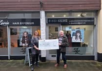 Dartmouth stylist's generous £180 pool donation