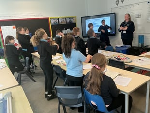 Pupils take action on waste