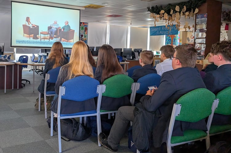 Ivybridge Community College students learn about the Holocaust