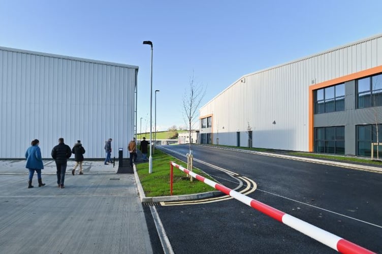 The industrial units at Beaumont Way, Langage South which have recently been completed as part of the Plymouth and South Devon Freeport. Image courtesy: Plymouth and South Devon Freeport