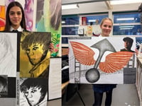 Pupils channel creativity to explore impact of knife crime