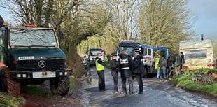 Caravan dwellers evicted from land near Totnes