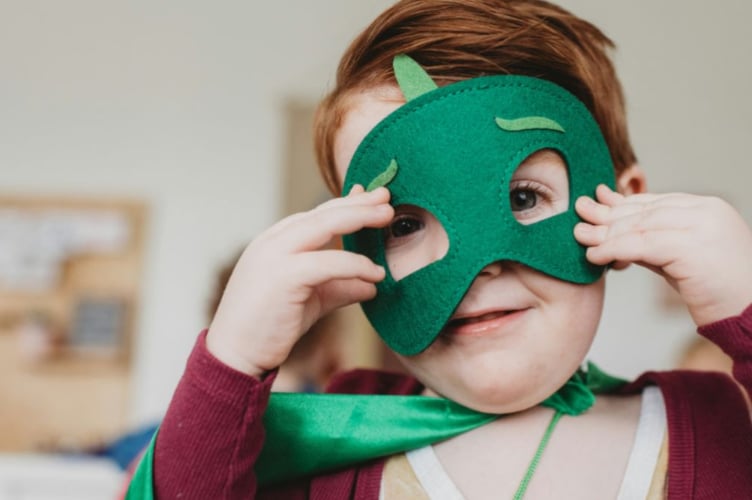 Donning a costume for World Book Day