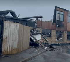 WATCH: New video shows school devastated by fire