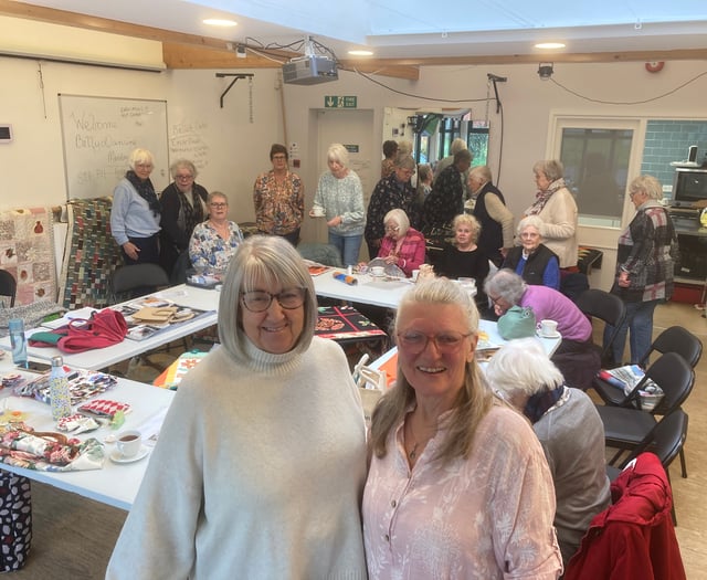 Quay Quilters in Kingsbridge celebrate 25th anniversary