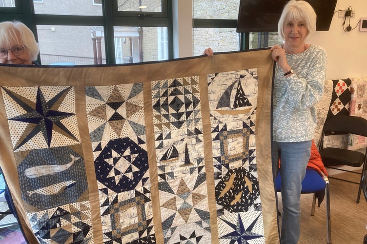 Lesley Kalisler-Nautical quilt with pattern by Today's Quilter