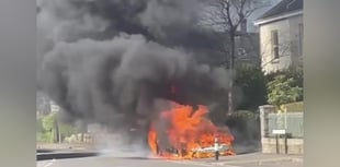Ivybridge vehicle fire causes road closures