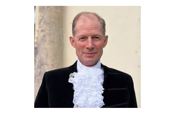 The new High Sheriff of Devon Mark Ansell.
