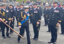 Princess Anne Welcomes New Navy Officers