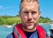 Salcombe RNLI station hosts RNLI chief executive Peter Sparks