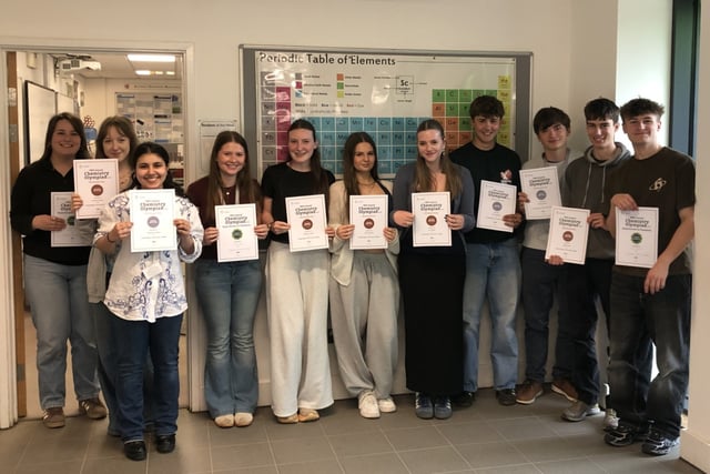 Kingsbridge students triumph in Royal Society of Chemistry Olympiad