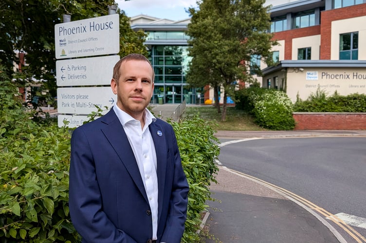 Cllr David Wulff, the Leader of Mid Devon District Council.
