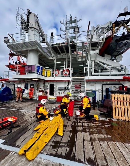 Onboard the Viking Sentinel