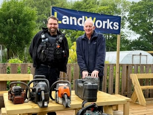 Police donate tools to Landworks charity