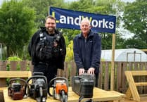Police support Dartington charity with tool donation
