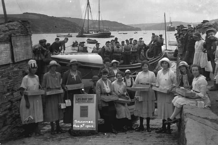 Lifeboat Day, Salcombe August 5 1922