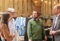 Prince William visits Dartington's eco farm