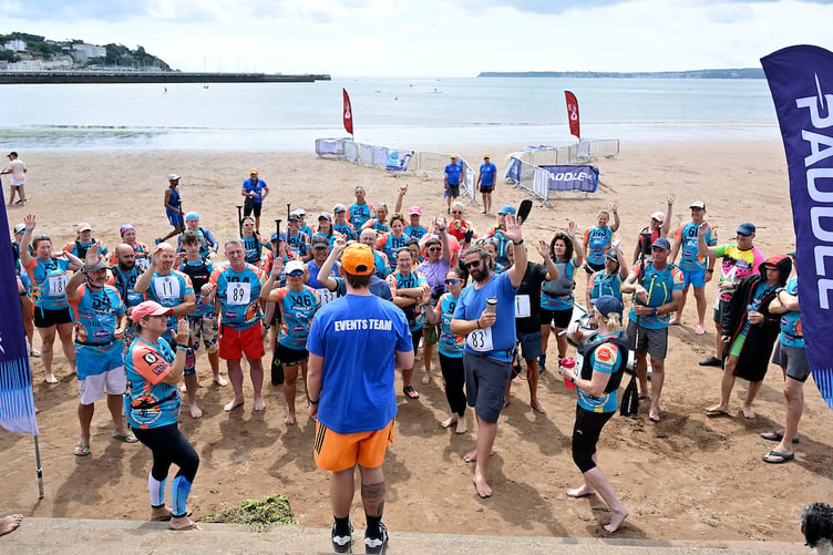 During the Paddle UK Super Festival and the ICF SUP world Cup in Torquay, Devon, UK.