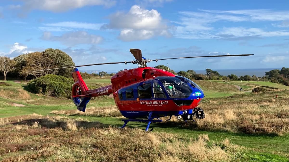 Donation Of 1 250 Boosts Devon Air Ambulance Dartmouth today co uk donation-of-1-250-boosts-devon-air-ambulance-dartmouth-today-co-uk