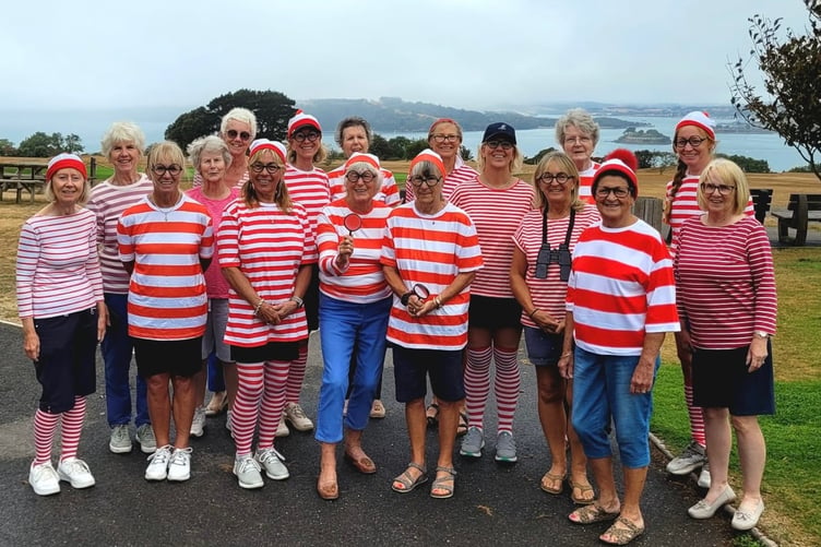 Dartmouth GC ladies on their captain's away day.
