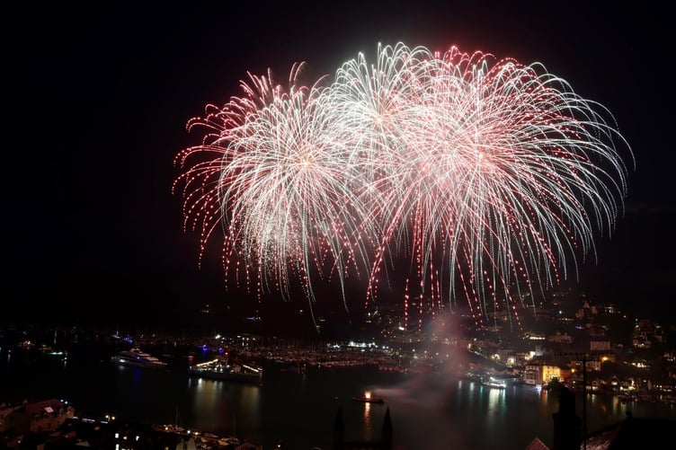 The incredible Dartmouth Regatta firework display