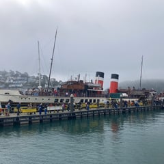 Legendary paddlesteamer leaves Dartmouth