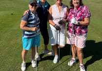 Bigbury ladies enjoy a sunny captain’s away day