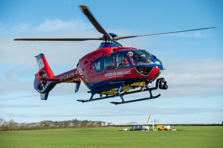 Devon Air Ambulance has launched an urgent appeal following a £1.1m deficit.
