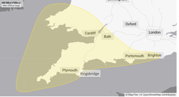 Met Office map