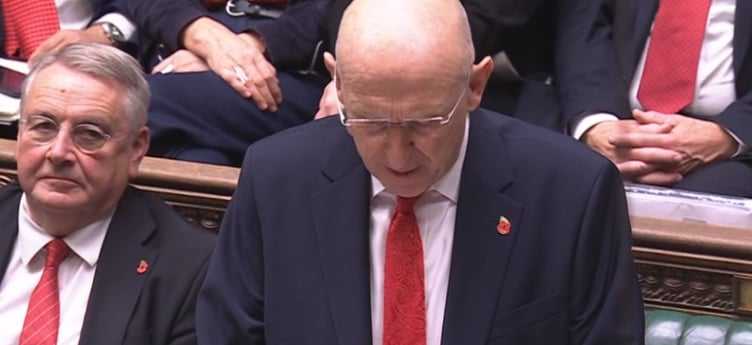 Chancellor Jon Healey sharing his Budget. Picture courtesy of www.bbc.co.uk