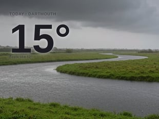 Dartmouth: heavy rain, high of 15°C on Thursday