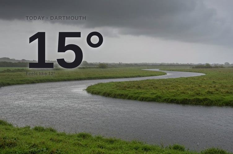Dartmouth weather: heavy rain Thursday with rain expected and a high of 15°C
