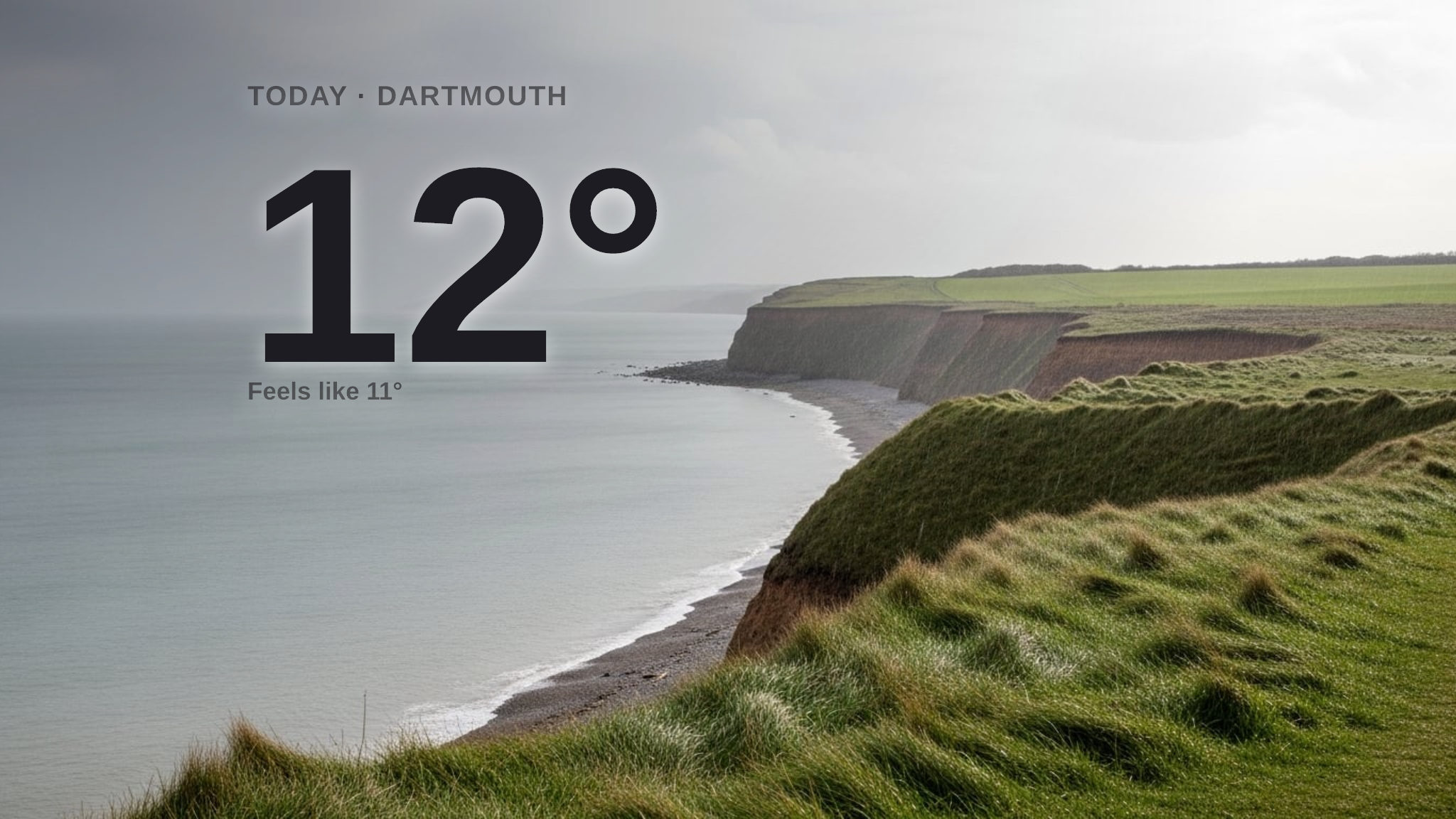 Rain on the way for Dartmouth today - here's your Friday forecast