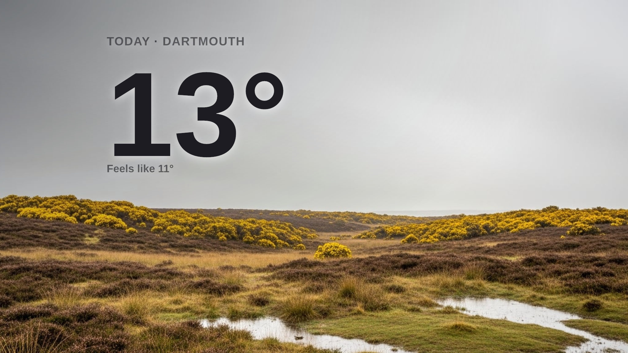 Rain on the way for Dartmouth today - here's your Wednesday forecast